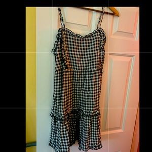 Black and white gingham sundress - never worn!